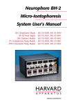 Neurophore BH-2 Mico-Iontophoresis System User`s Manual