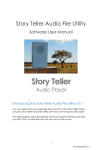 210093 Story Teller Audio File Utility User Manual Rev1.1
