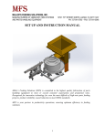 set up and instruction manual - Miller`s Feeding Solutions, Inc.