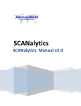 SCANalytics: User Manual v2