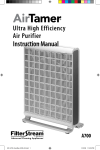 FilterStream Air Purifier User Manual