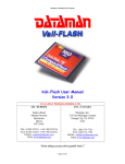 Dataman Vali-Flash 3.0 Manual