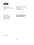 Tools for Digital Circuit Design using FPGAs - ETH E