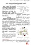 PIC Microcontroller Universal Board