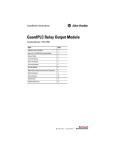 GuardPLC Relay Output Module