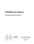 FPGA6800 User`s Manual - RTD Embedded Technologies, Inc.