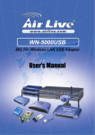 AirLive WN-5000USB User`s Manual