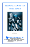 HO Series Turbine Flow Meter Manual
