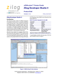 ZiLOG Developer Studio II for eZ80Acclaim!™ Product Brief