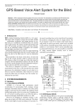 GPS Based Voice Alert System for the Blind
