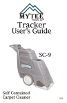 (MYT SC-9) Manual - Janitorial Supplies & Equipment | Floor