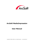 ArcSoft MediaImpression User Manual