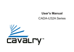 User`s Manual CADA-U32A Series