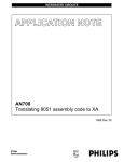 AN708 Translating 8051 assembly code to XA
