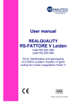 User manual RS-FATTORE V Leiden