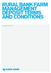 Rural Bank Farm Management Deposit Terms and