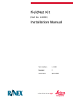 FieldNET Installation Manual