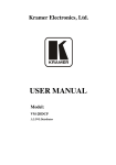 USER MANUAL