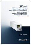 Series User Manual - TDK
