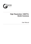 High Resolution 1000TVL Bullet Cameras