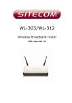 Sitecom WL-303 Manual