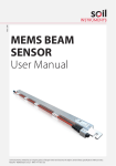 MEMS BEAM SENSOR User Manual