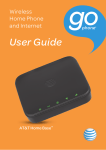 AT&T Wireless Home Phone and Internet User Guide