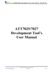 ATT7025/7027 Development Tool`s User Manual