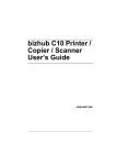 bizhub c10 User Manual - Braden Business Systems, Inc