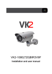User manual: Vista VK2-1080BIR3V9F