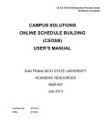 CS OSB User`s Manual - Academic Resources