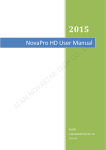 NovaPro HD User Manual - LED display control system