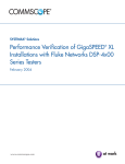 Performance Verification of GigaSPEED® XL
