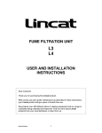 fume filtration unit user and installation instructions