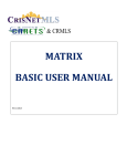 Matrix Basic Manual - Southland Regional Association of Realtors