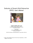 Indicator of Parent-Child Interaction (IPCI) User`s Manual