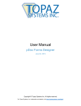 pDoc Forms Designer User Manual