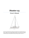 Hunter 23 Owners Manual - Marlow
