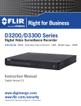 D3200 & D3300 Series Security DVR Instruction Manual