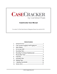CaseCracker User Manual
