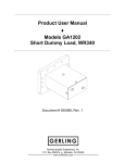 Product User Manual - Gerling Applied Engineering, Inc.