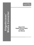 Model 9120 Gigabit Ethernet Media Converter User Manual