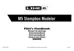 M5 Stompbox Modeler Pilot`s Guide - Revision A