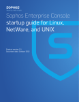 Sophos Enterprise Console startup guide for Linux, NetWare, and