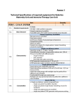 Annex 1 - Detailed Technical specifications