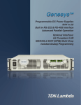 Genesys™ 2U 5kW Series User Manual View