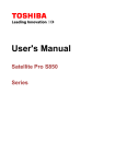 Satellite Pro S850 User`s Manual