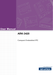 User Manual ARK-3420