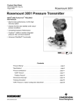 Rosemount 3051 Pressure Transmitter