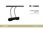 LED Music Stand Light Pro music stand light user manual